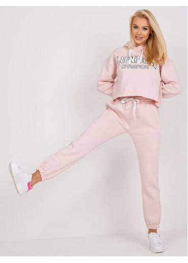 Púdrovo ružová tepláková súprava