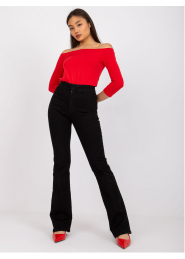 Červené bavlnené tričko