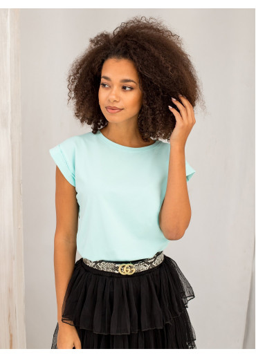 Svetlozelené basic tričko