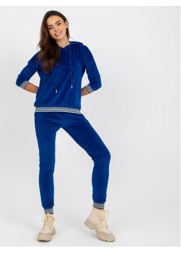 Kobaltovo modrá tepláková súprava