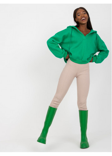 Zelená basic mikina