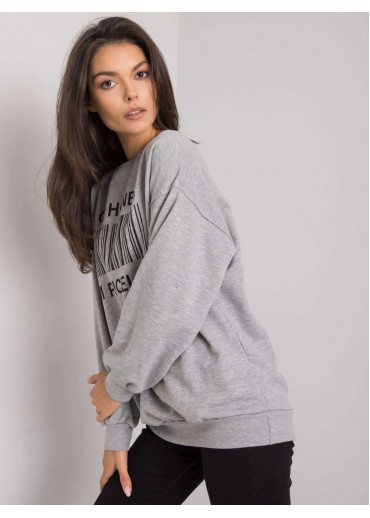 Sivé tričko s dlhým rukávom