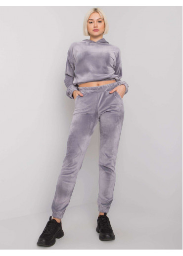 Sivá tepláková súprava