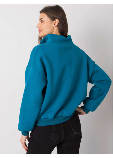 Modrá dámska basic mikina