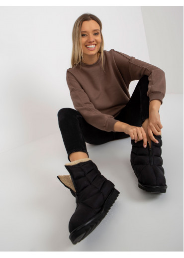 Hnedá dámska mikina