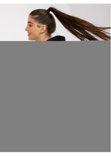 Čierna mikina s kapucňou