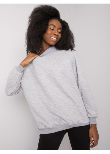 Sivá dámska mikina