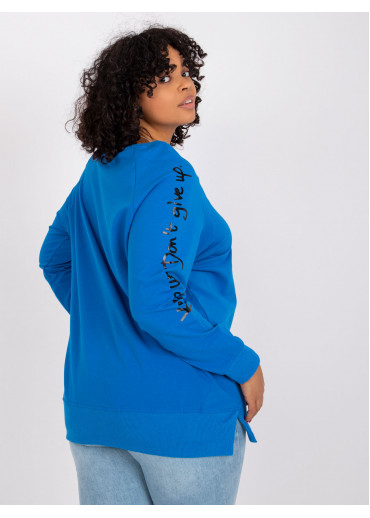 Modrá one size tunika