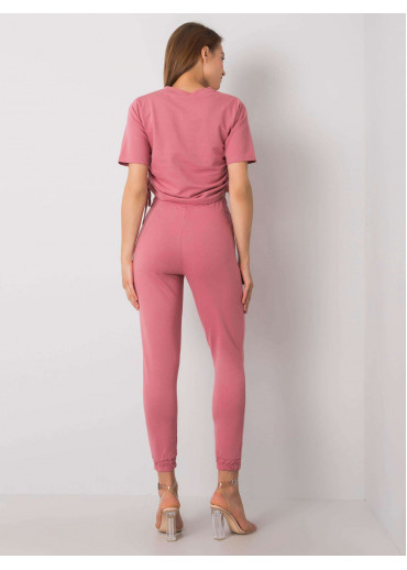 Ružová tepláková súprava