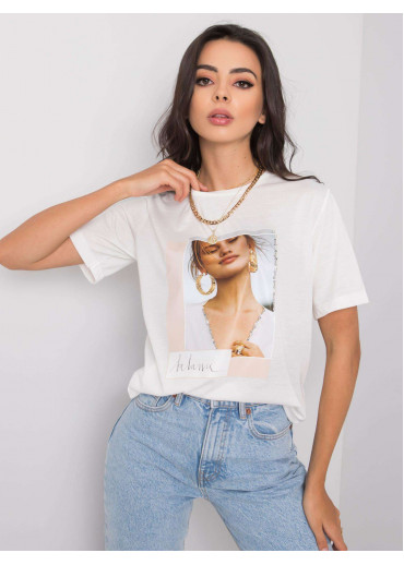 Biele bavlnené tričko