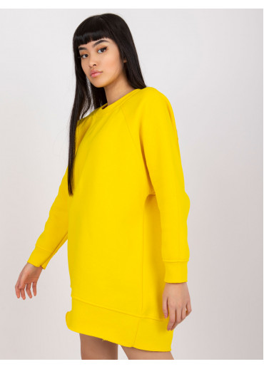 Žltá oversize mikina