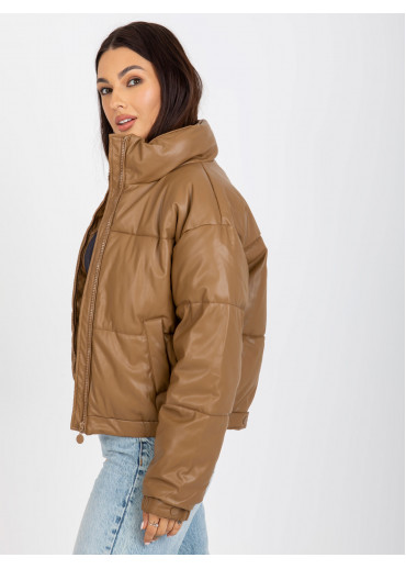 Hnedá krátka bunda