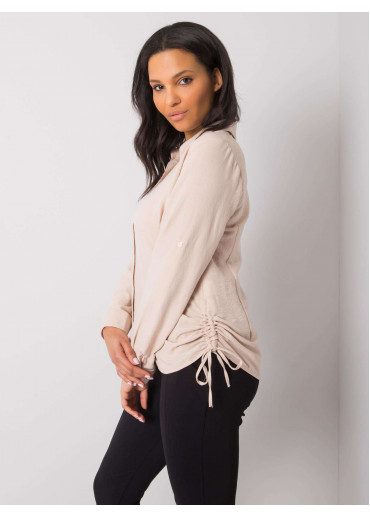 Béžovo hnedá dámska košeľa