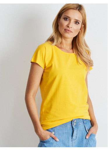 Žlté basic tričko