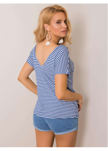 Svetlomodré pruhované tričko