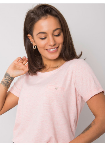Ružové basic tričko
