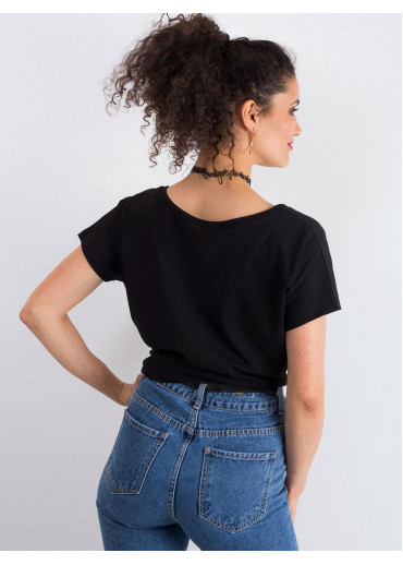 Čierne basic tričko