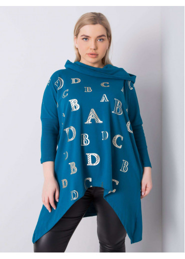 Zelená tunika s kapucňou