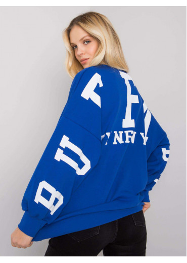 Svetlomodrá mikina s potlačou