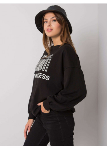 Čierne tričko s dlhým rukávom