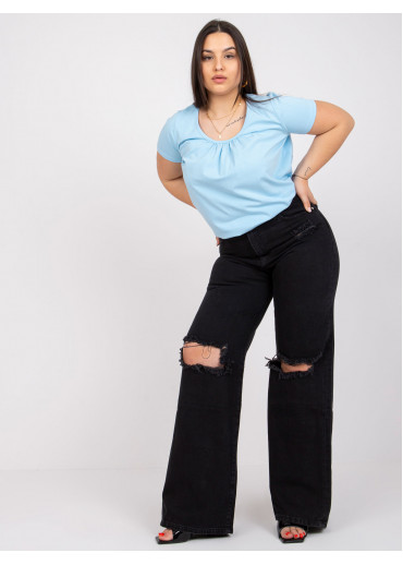 Svetlomodré tričko