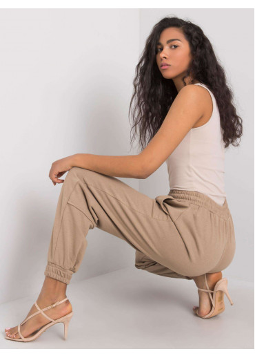 Béžovo hnedé tepláky