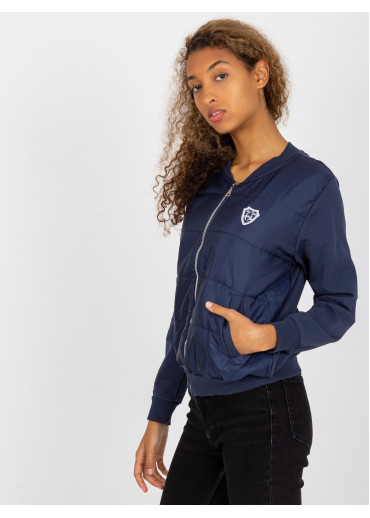 Modrá mikina na zips