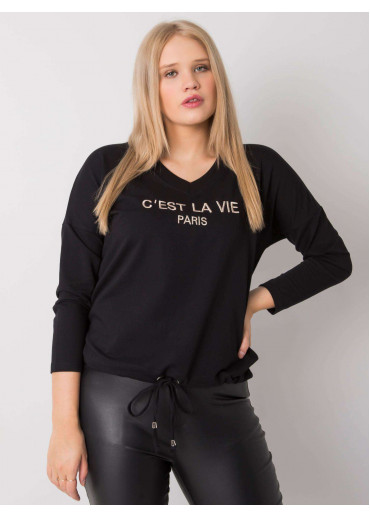 Čierne one size tričko