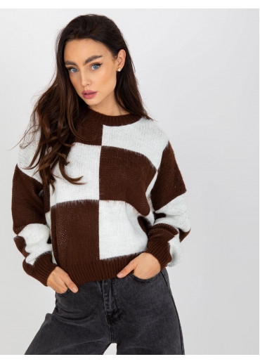 Karamelovo hnedý pulóver