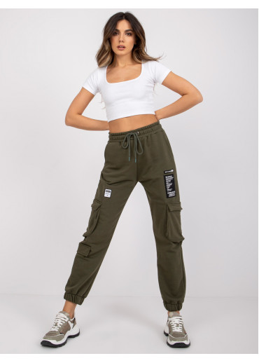 Khaki zelené tepláky