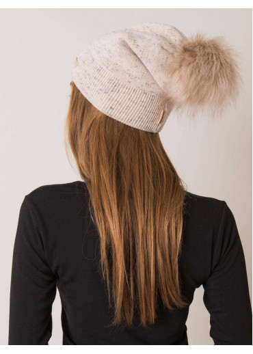 Béžovo hnedá čiapka