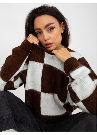 Karamelovo hnedý pulóver