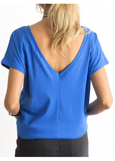 Svetlomodré bavlnené tričko