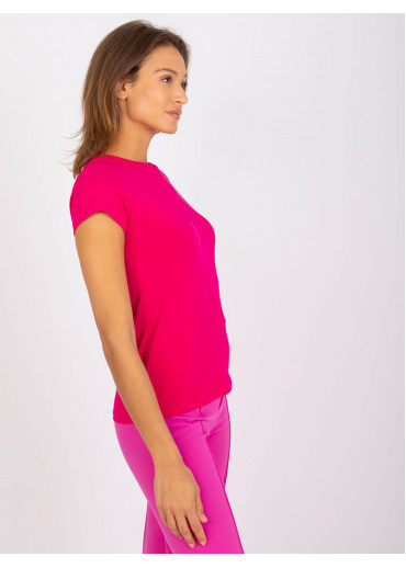 Fuchsiovo ružové basic tričko