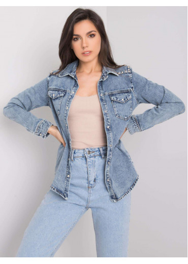 Svetlomodrá džínsová košeľa