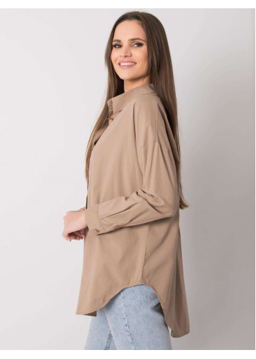 Béžovo hnedá košeľa