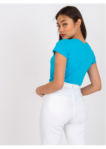 Svetlomodré basic tričko