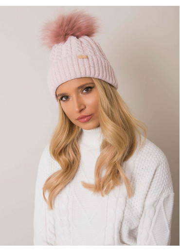 Púdrovo ružová čiapka