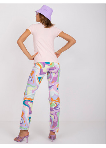 Púdrovo ružové basic tričko