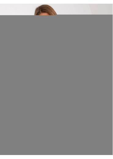 Hnedá mikinová tunika Milano