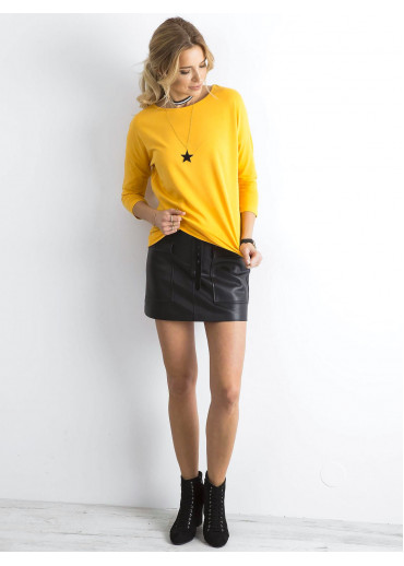 Karamelovo hnedé basic tričko