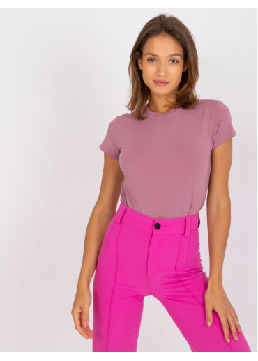 Ružové basic tričko