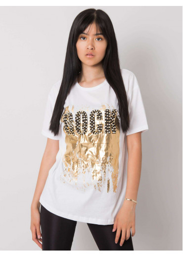 Biele bavlnené tričko