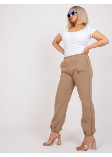 Béžovo hnedé tepláky