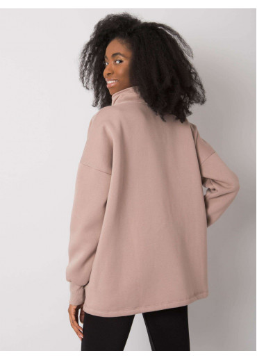 Béžovo hnedá mikina