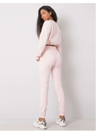 Púdrovo ružová tepláková súprava