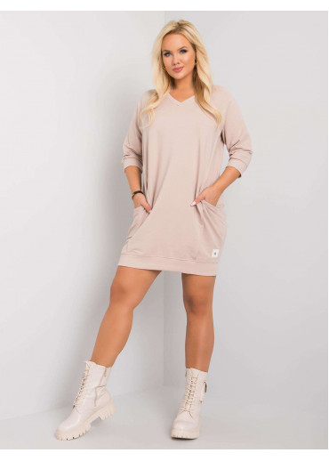 Béžovo hnedá tunika