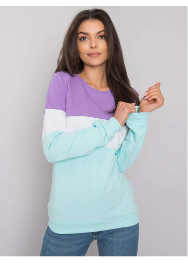 Fialová basic mikina