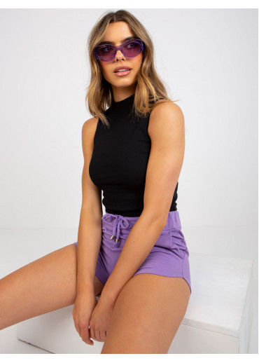 Čierny rolákový top