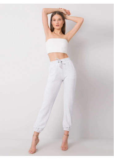 Svetlosivé basic tepláky